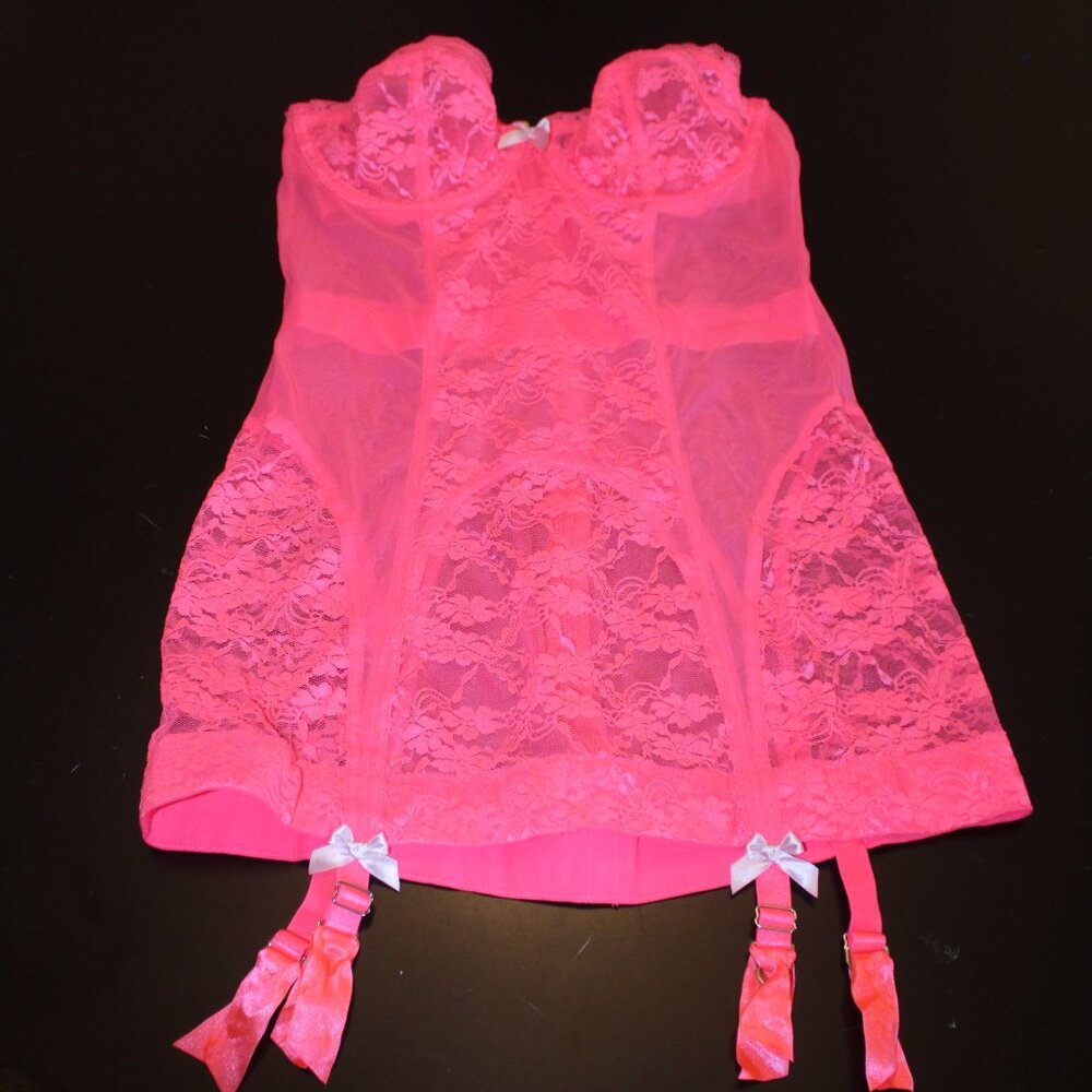 Womens Victorias Secret 34C Hot Pink Lingerie